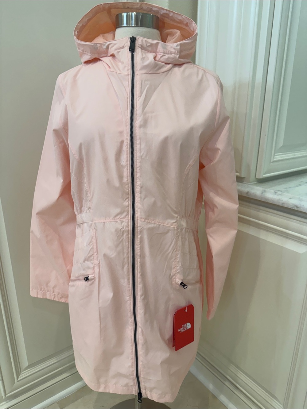 The North Face Women’s Light Pink Hooded Trench